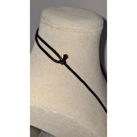 Amethyst Colored Heart Stone Pendant Necklace Bohemian Romantic Hand Crafted - Picture 7 of 10